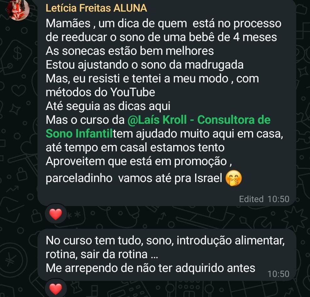 Depoimento de aluna Método SMD